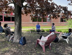 Outdoor Mindfulness session at TZHS