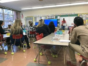 WOS team observes dual language lesson at Paulding School in Tarrytown