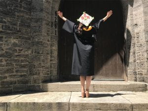 Haley Powers graduates with BSN