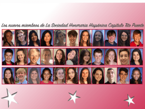 2020 Spanish Honor Society Inductees