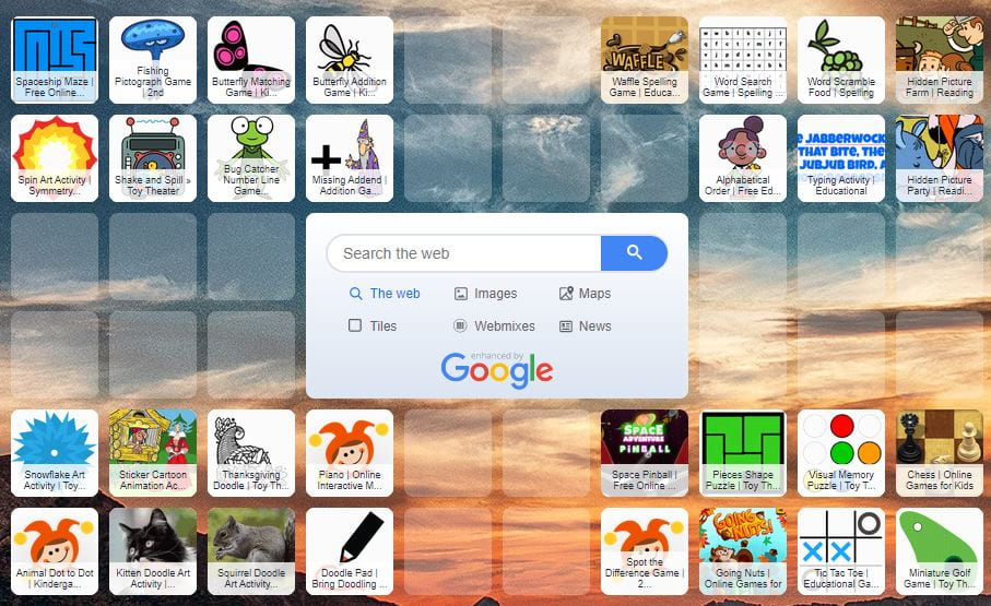 Toy Theater Symbaloo